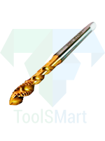Метчик машинный с винтовой канавкой DIN 371 C35 HSSE TiN M6