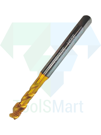 Метчик машинный с винтовой канавкой DIN 371 C35 HSSE TiN M8