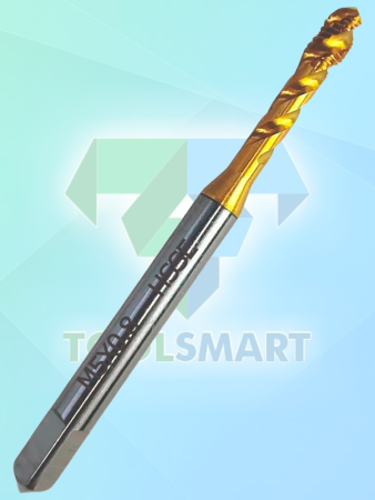 Метчик машинный с винтовой канавкой DIN 371 C35 HSSE TiN M5